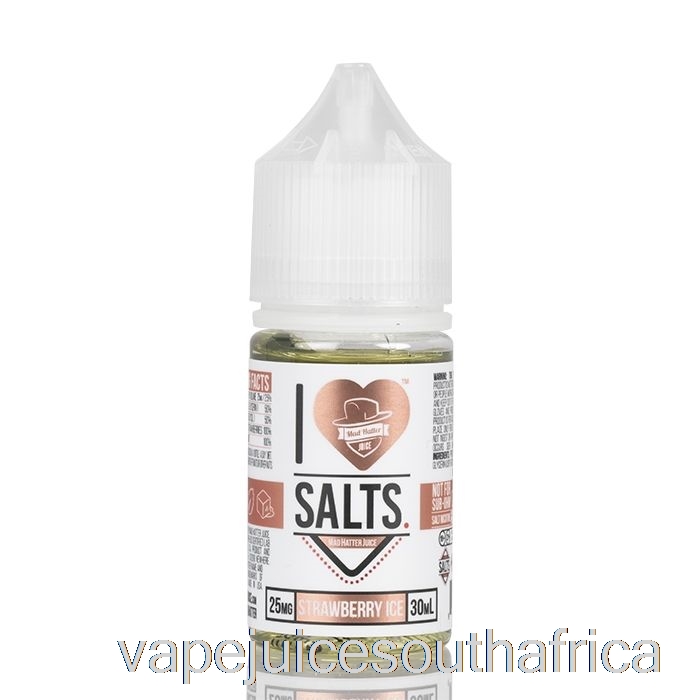Vape Juice South Africa Strawberry Ice - I Love Salts - 30Ml 50Mg